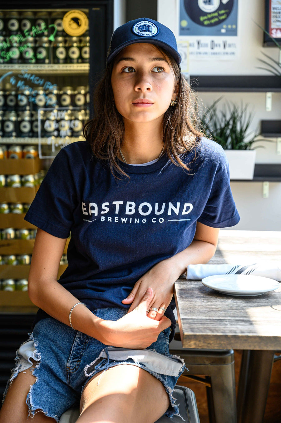 Eastbound Brewing Company classic cap with mesh backing