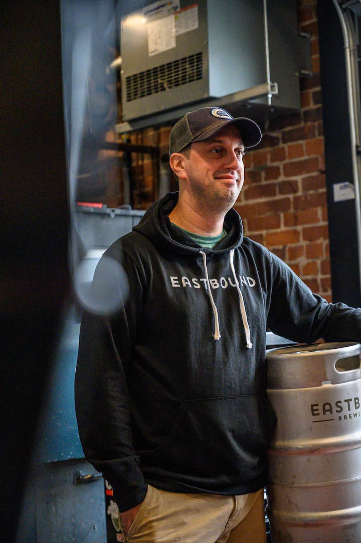 grey eastbound brewery company hoodie