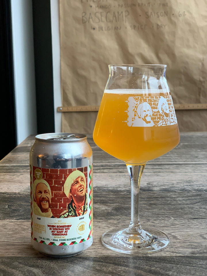 Sam & Dave Christmas Glass - Eastbound Brewing Company