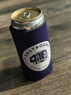 Purple beer Crowler Koozie 