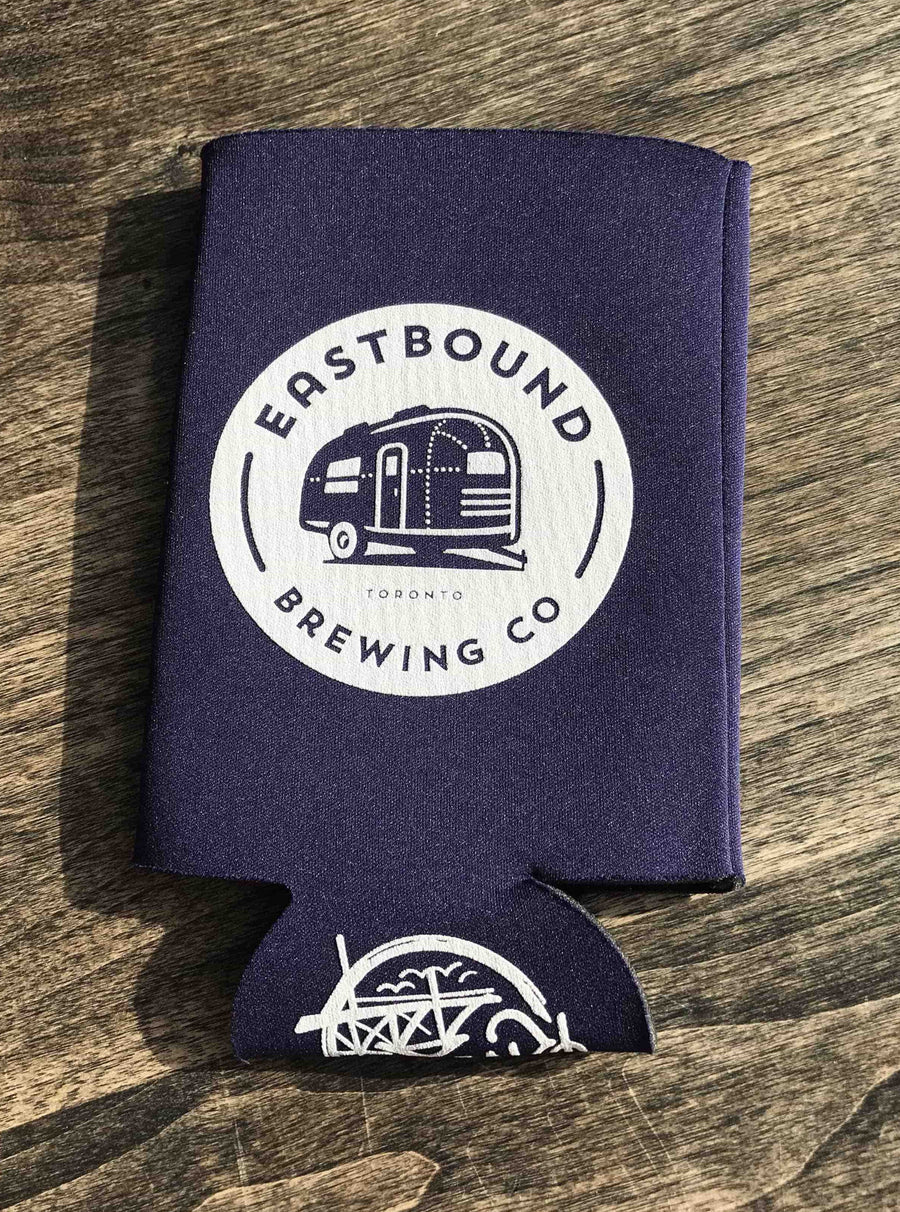 Crowler Koozie - Eastbound Brewing Company, toronto, brewpub, beer, craft beer, riverside