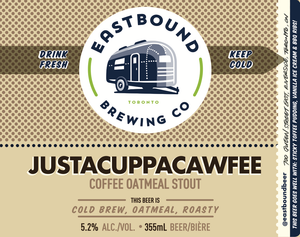 Justacuppacawfee Coffee Oatmeal Stout